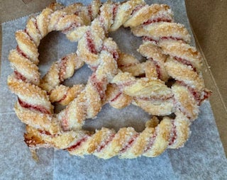 Raspberry Pretzel