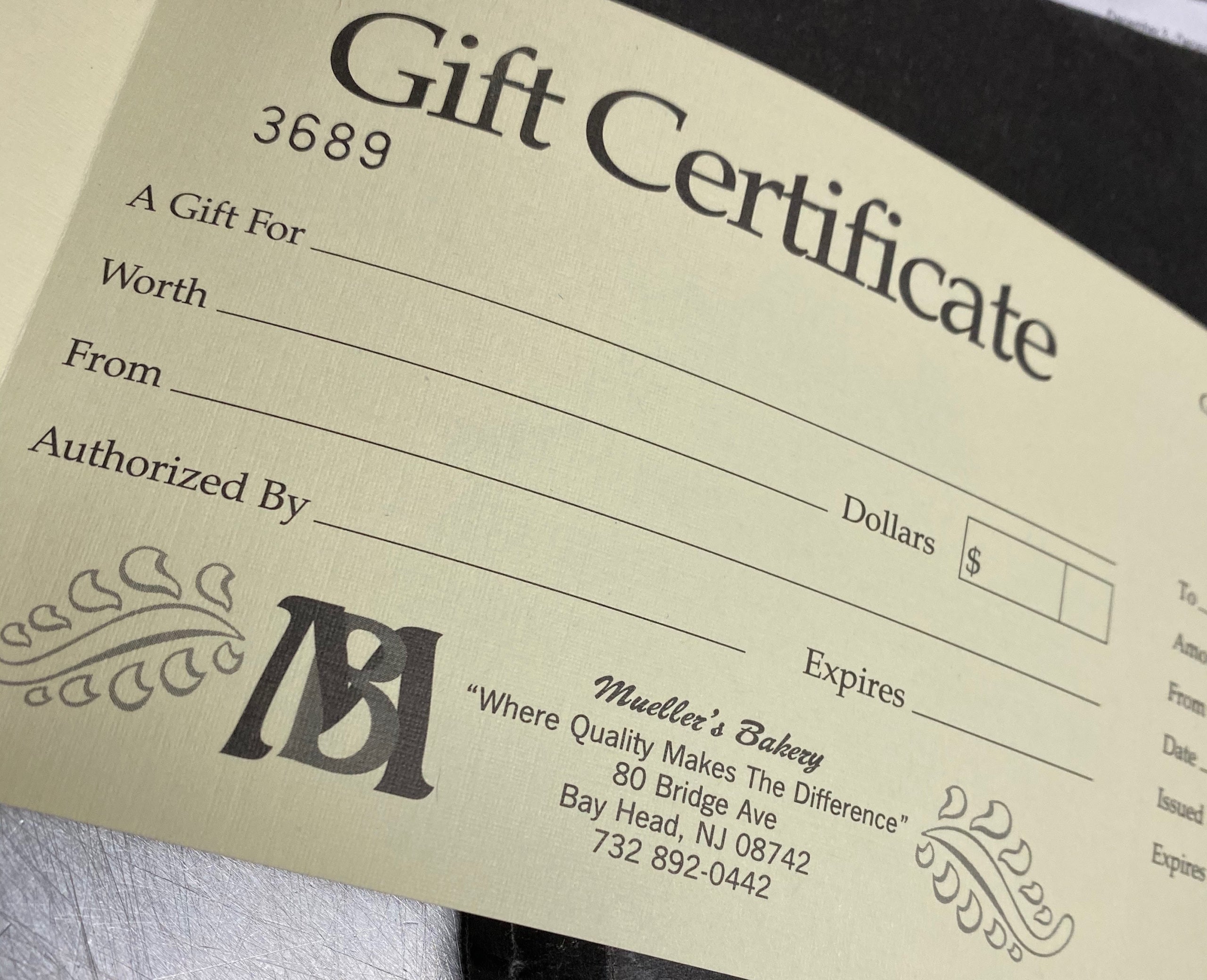 Gift Certificate - Shipping