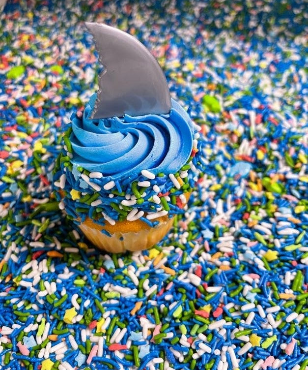 Shark Cupcake