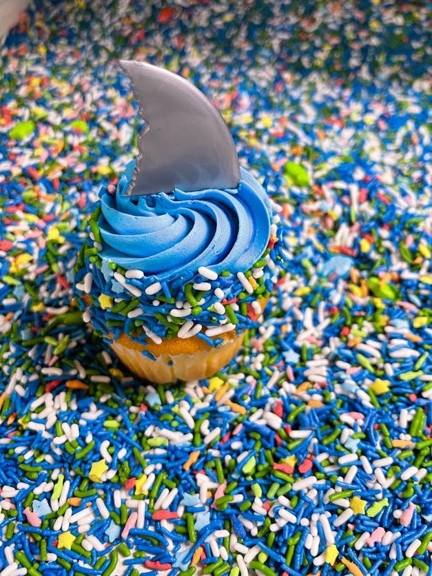 Shark Cupcake