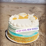 Rustic Beach Cake