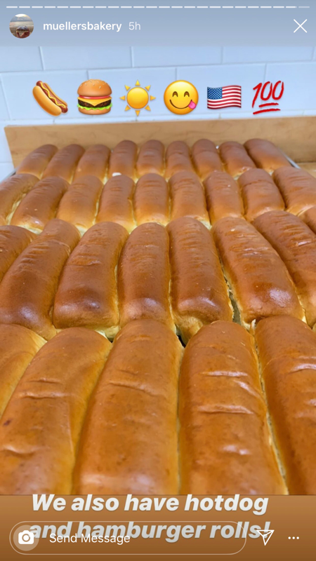 Hamburger or Hotdog Rolls - 6 pack