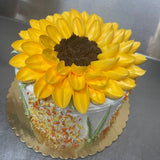 7" Sunflower Cake
