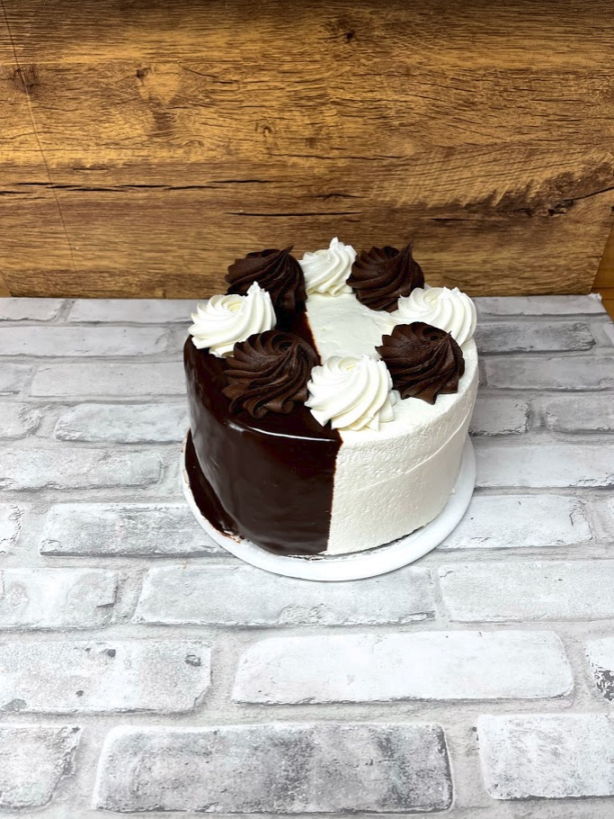 7" Half and Half Cake