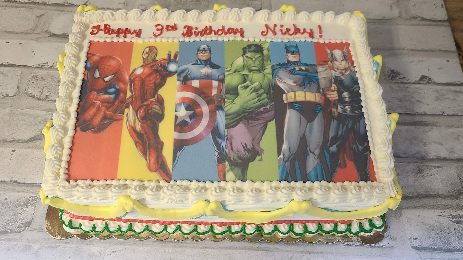 Edible Image Cake