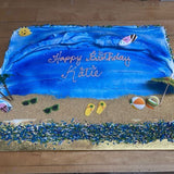 Custom Beach Cake