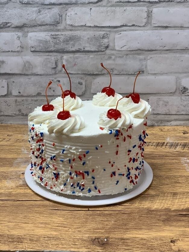 7"  Patriotic "Carvel" Cake