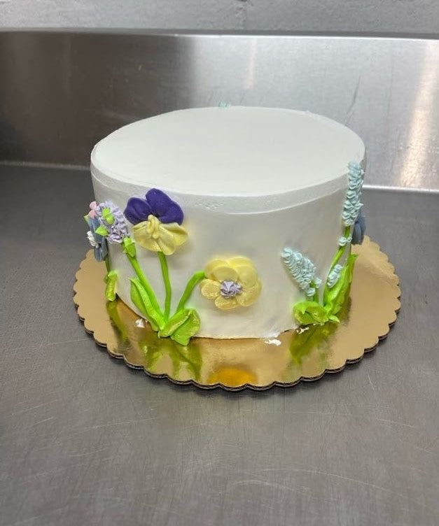 7" Flower Garden Cake
