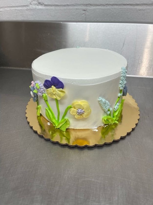 7" Flower Garden Cake