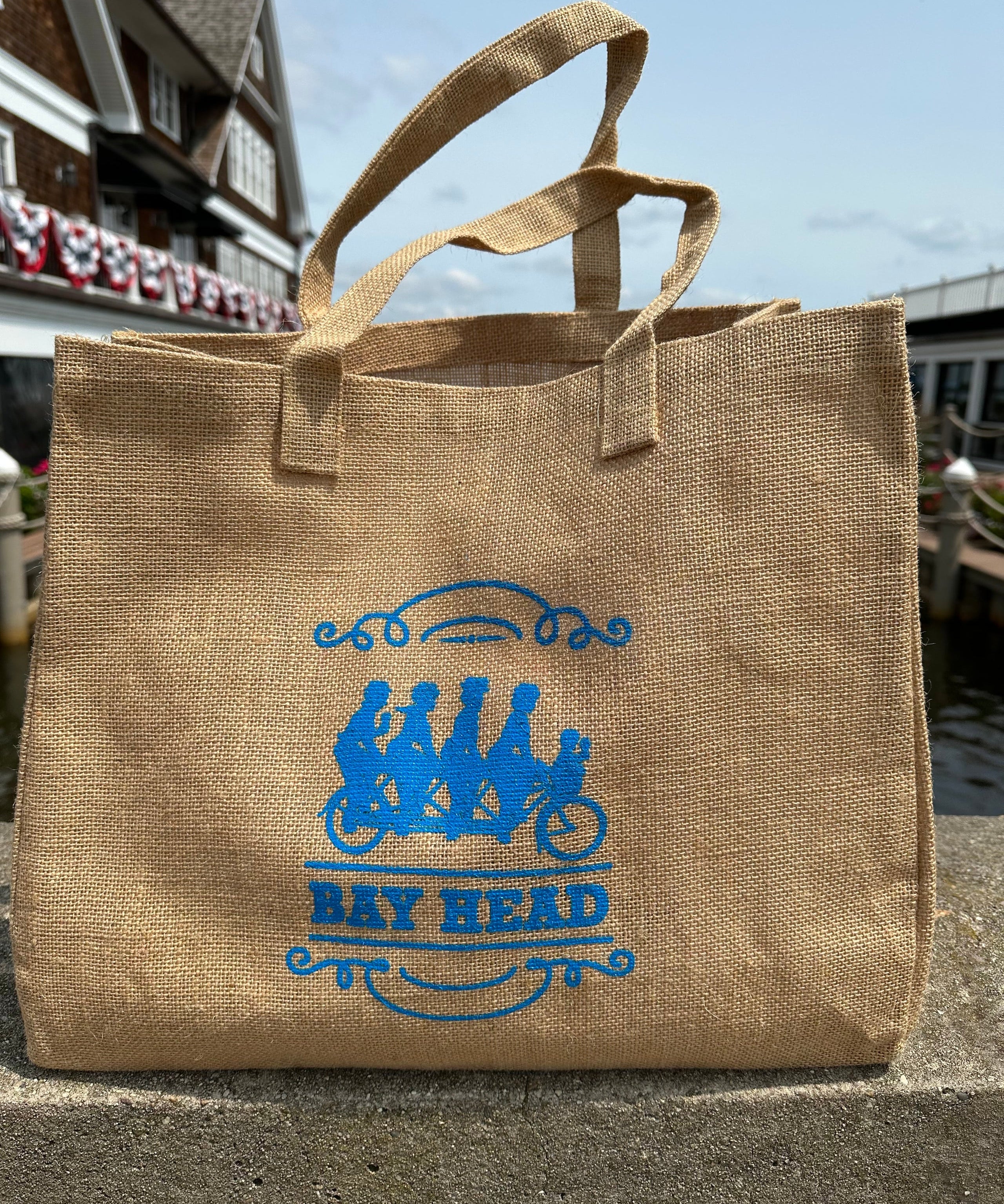 Bay Head Jute Tote Bag