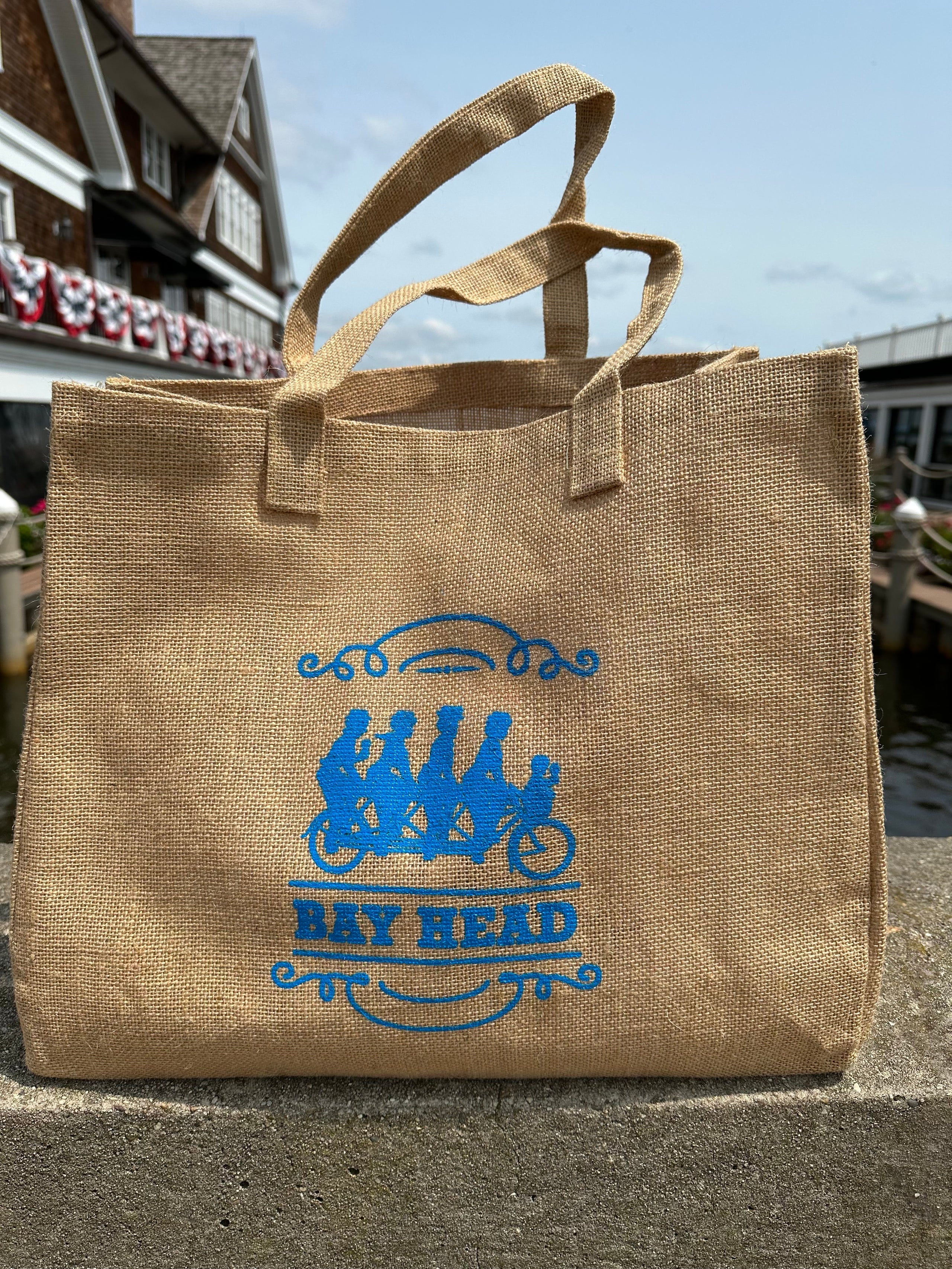 Bay Head Jute Tote Bag