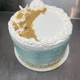Custom Rustic Beach Cake