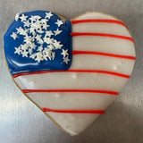 Fondant Flag Cookie