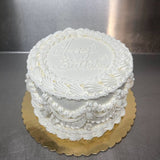 7" Vintage Cake
