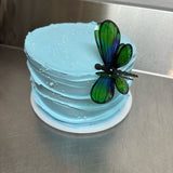 7" Dragonfly Cake