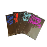 Cake Topper: Birthday