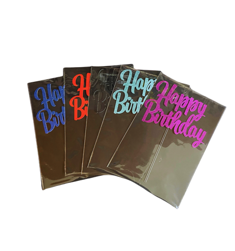 Cake Topper: Birthday