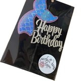 Cake Topper: Mermaid/Sea Birthday