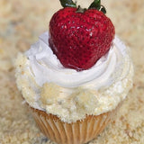 Jumbo Cupcake: Strawberry Shortcake